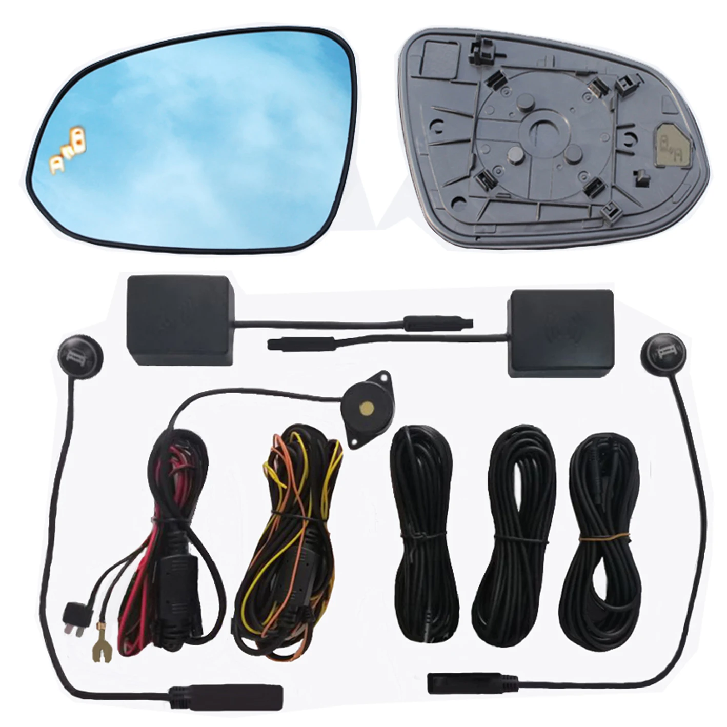

Car System Blind Spot Detector Sensor LED Side Mirror for highlander Alphard RAV4