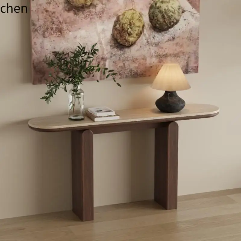 Звс. Средневековый травертин каменная плита входной стол коридор элитный массив