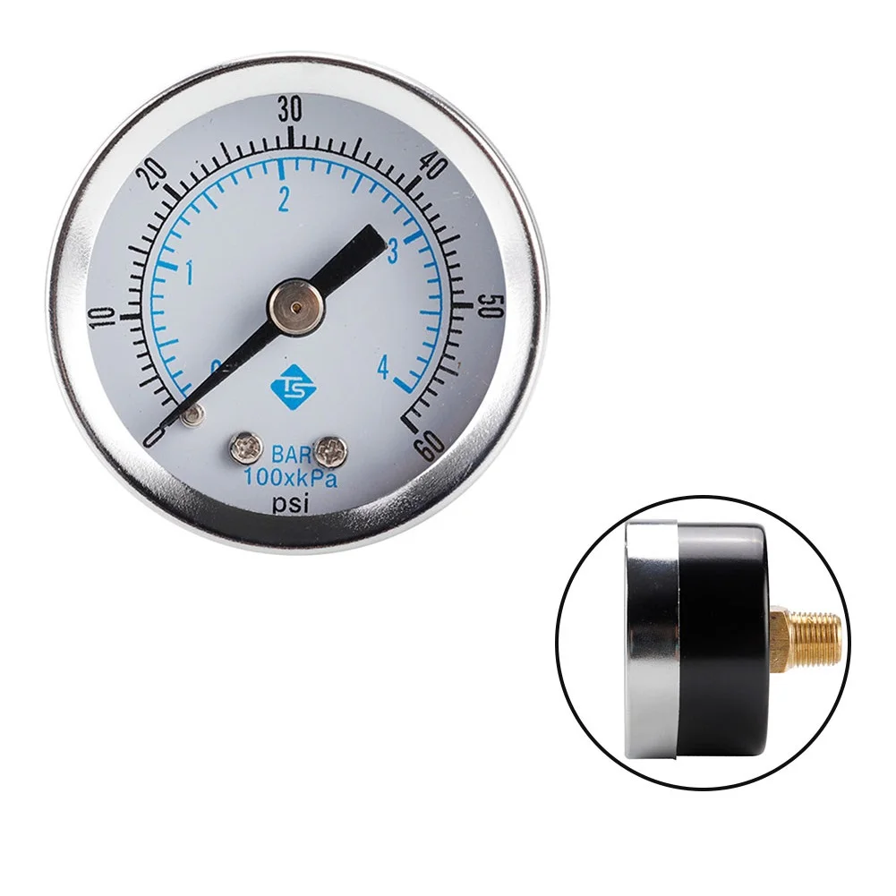 

1pc 8inch NPT Threads Mini Pressure Gauge Air Compressor Pressure Tester Manometer Pressure Measuring Tool
