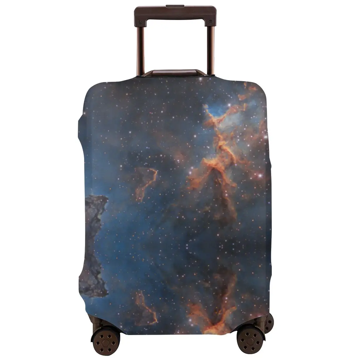 

Melot's Cassiopeia Nebula Travel Luggage Protective Case Washable Suitcase Luggage Cover Thicken Durable Case Polyester Trolley