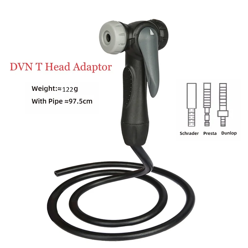 Адаптер велосипедного насоса Giyo с трубой DVN T модель велосипедный насос Presta Schrader