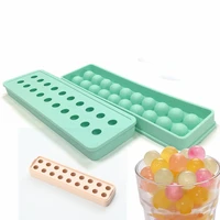 plastic molds ice tray 20 grid 3d round ice molds home bar party use round ball ice cube makers kitchen diy ice cream moulds