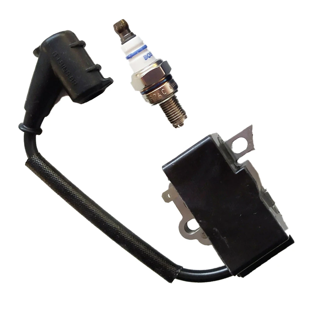

Ignition Coil Spark Plug For MS171 MS181 MS211 Ignition Module Garden Repair Tool Trimmer Lawn Mower Replacement Strimmer Supply