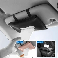 car tissue holder texture portable workmanship wear resistant storage box lightweight car styling tissue case for automobile