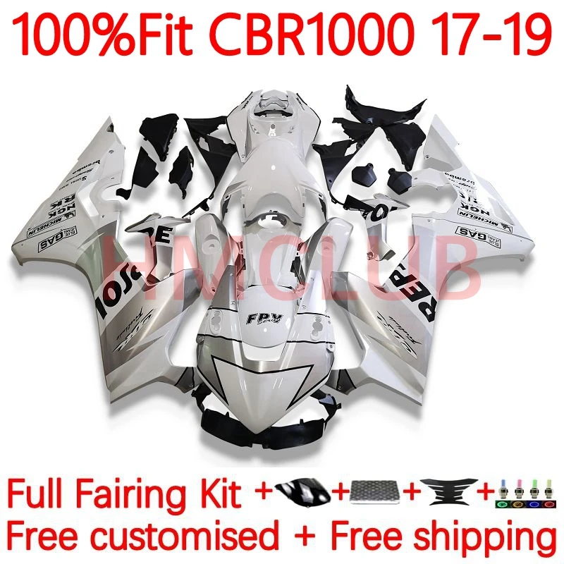 

Injection+Tank For HONDA CBR1000 CBR 1000RR 1000 RR CC CBR1000RR 2017 2018 2019 silver gloss CBR-1000RR 17 18 19 Fairing 13No.75