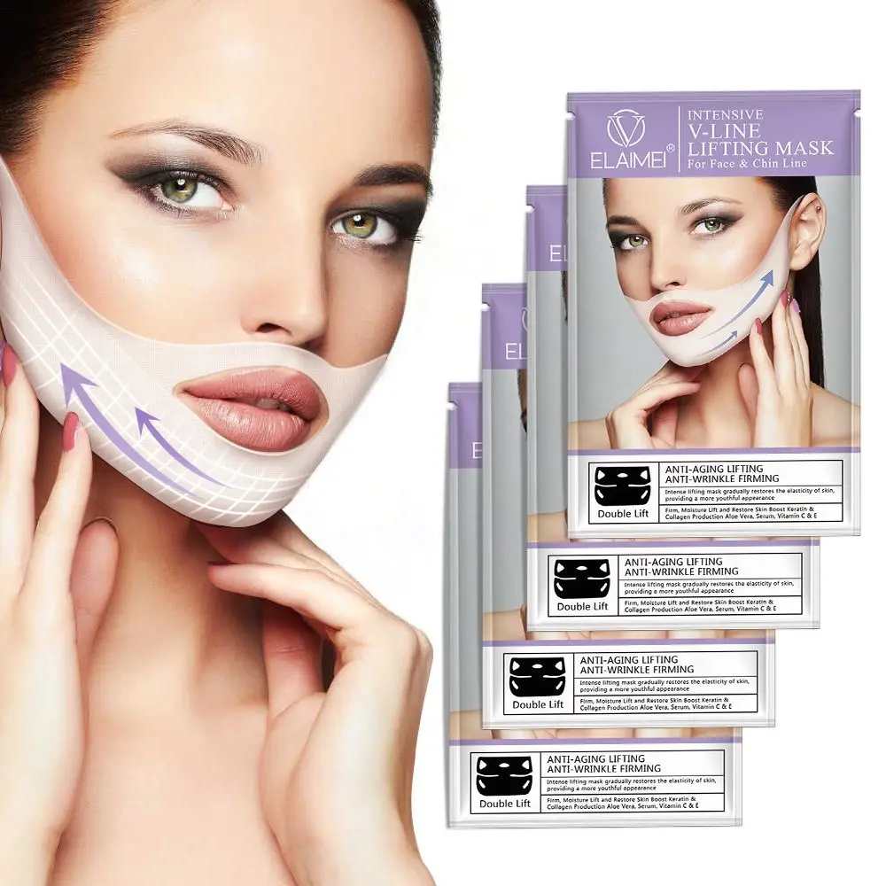

Tightening Skinny Masseter Neck Skin Care Hydrogel Facial Mask V Face Lifting Mask Makeup Tool Double Chin Reducer