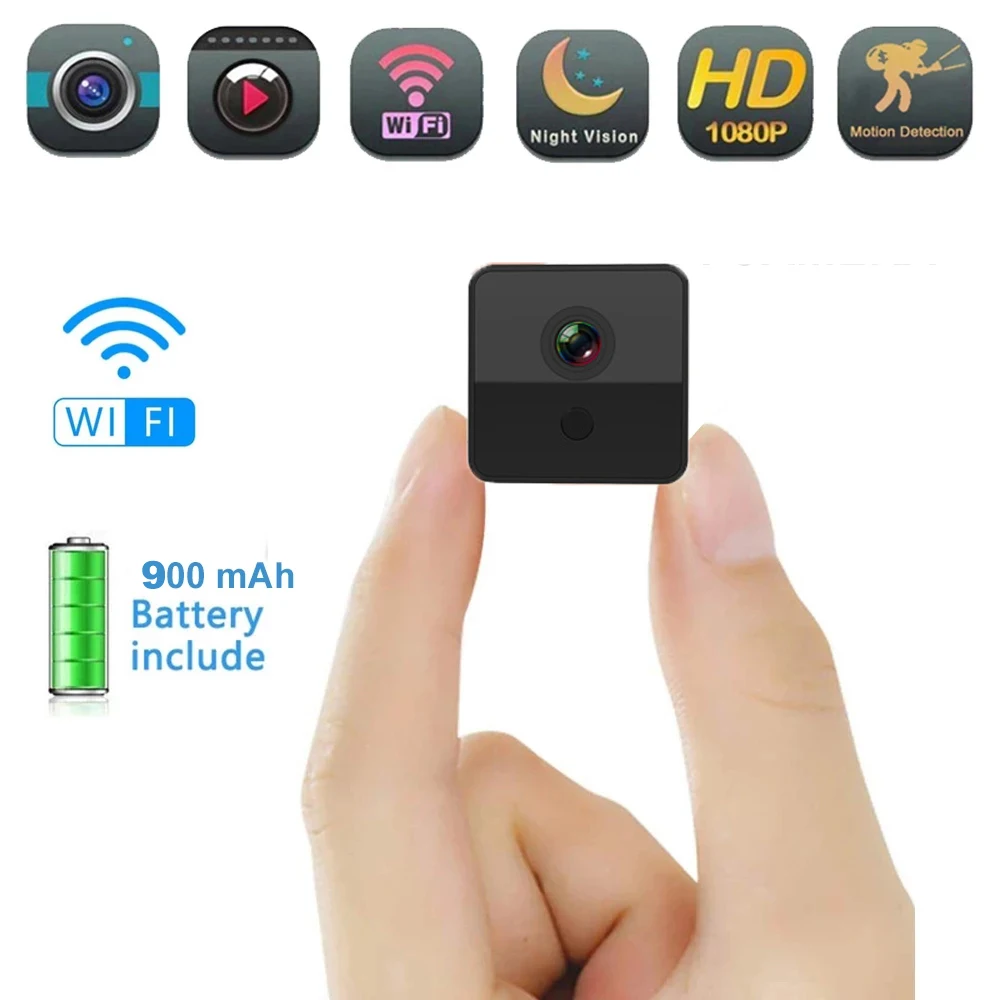 Лучшая беспроводная веб-камера Wifi инфракрасная мини-камера DV Micro Cam 1080P маленькая