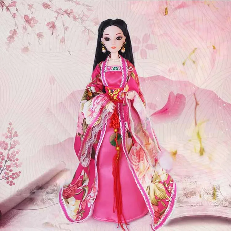 Новая кукла 30 см полный комплект костюм в китайском стиле кукольный набор 1/6 Bjd с