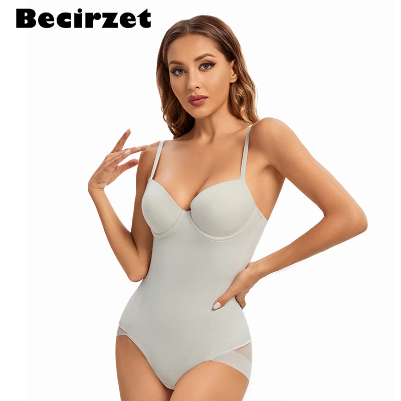 Shapewear Women One Piece Bodysuit Plus Size Black Beige Seamless Underwear Slimming Bodysuits