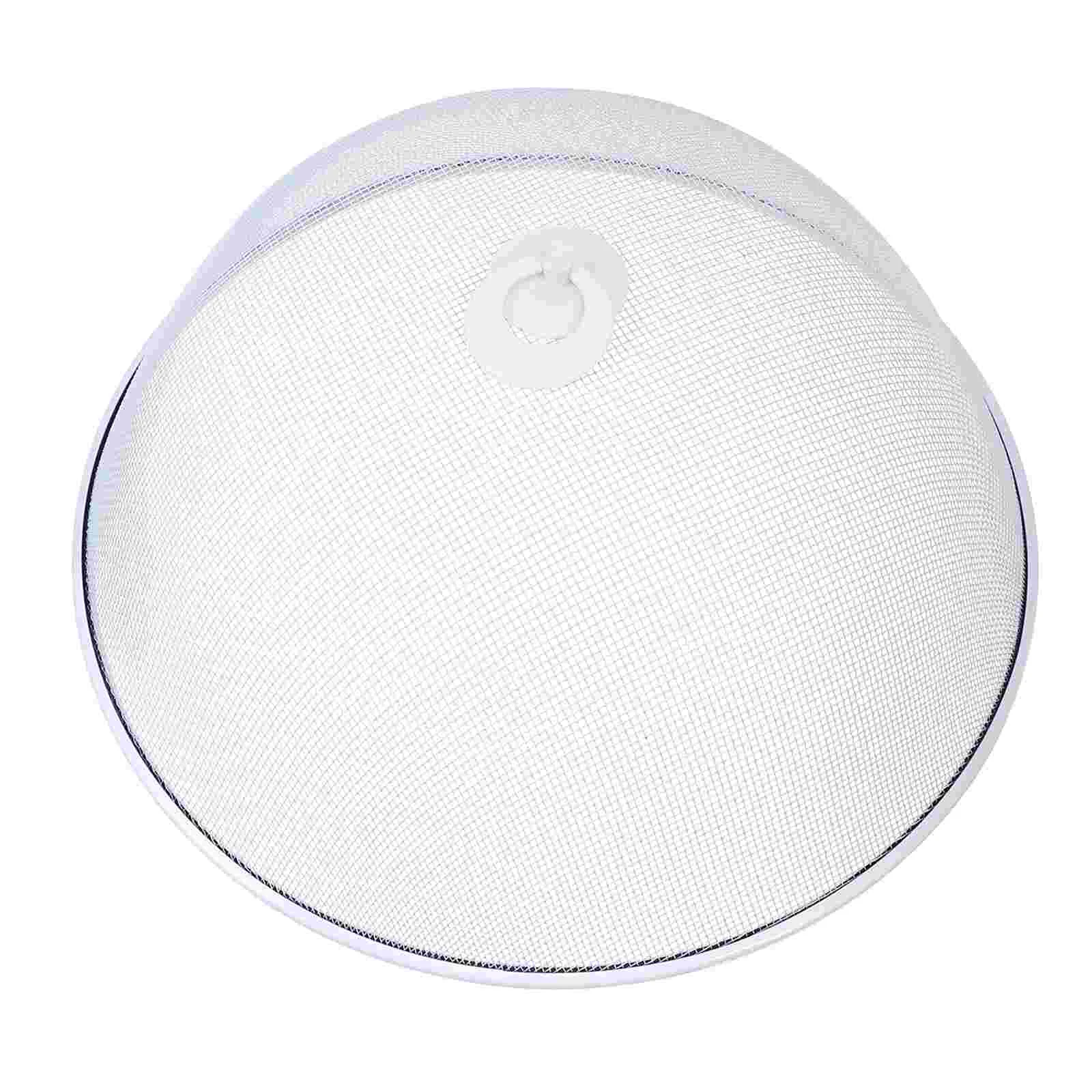 

Mesh Tent Wrought Iron Table Cover Food Covers Household Insect Preservation White Dust Round Cake -proof