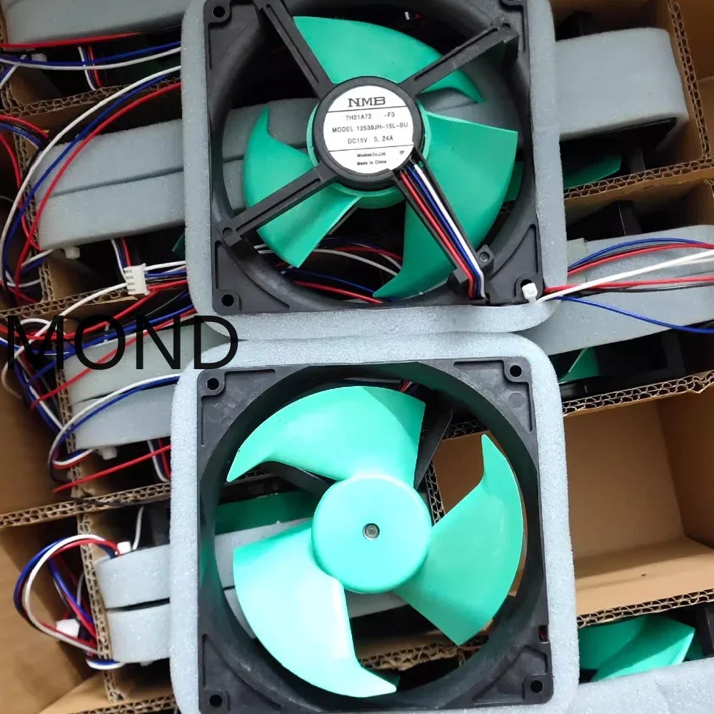 12539JH-15L-BU Вентилятор охлаждения холодильника NMB NMB-MAT для Haier Panasonic Meiji DC15V 0.24A 12 см