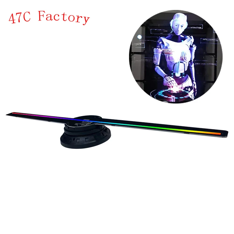 

Android/iphone System 3d Hologram Led Fan Display High Resolution Holographic 3d Advertising Fan Display For Digital Signage