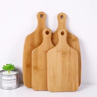 wholesale custom portable kitchen eco friendly bamboo cutting board for pizza sushi