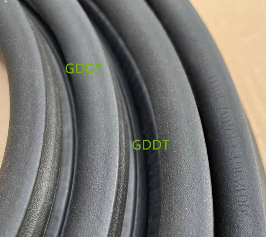 Фото 1 шт., черная дверная резина для Land Cruiser Prado LCP150 2010-2022, уплотнительная лента от дождя, уплотнительная лента для дверной рамы 62332-0G010-A1 №4