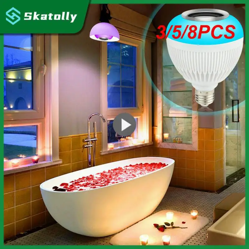 

3/5/8 шт., регулируемые светодиодные лампы E27