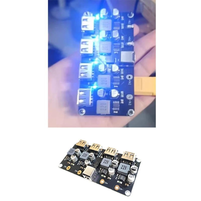 4-портовый USB-модуль зарядки QC3.0 быстрый и надежный USB-преобразователь QC2.0