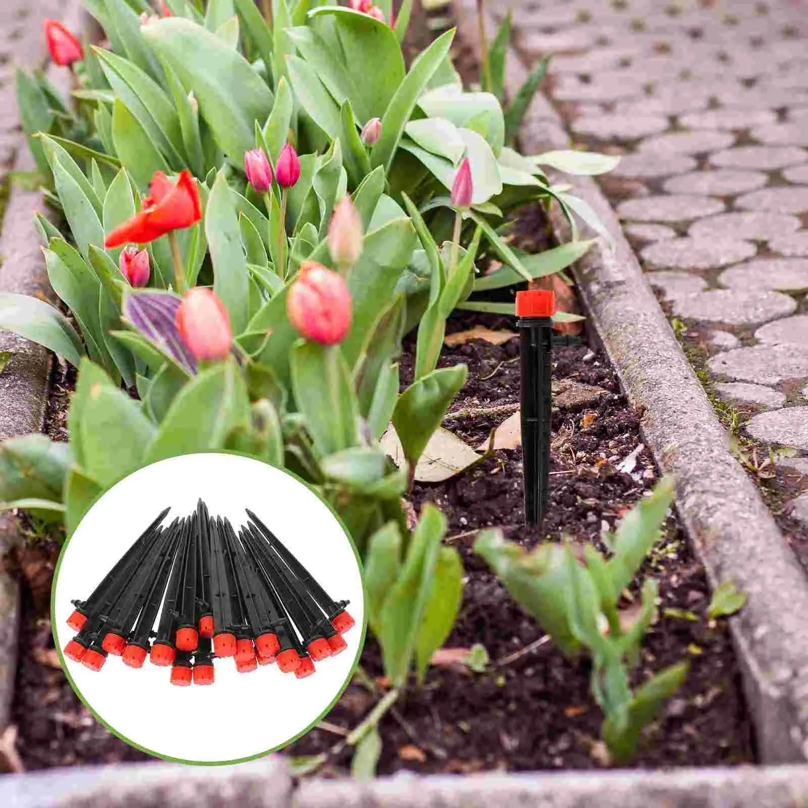 

One-piece Rod Irrigation Sprinkler Misting Nozzle Lawn Adjustable Spray Watering Inserted Garden