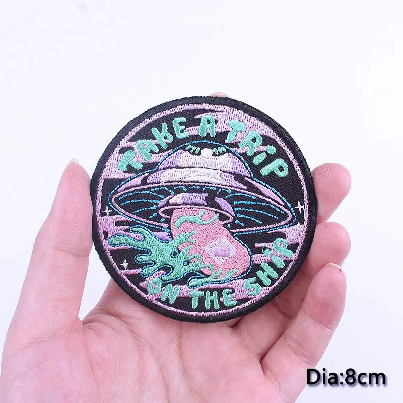 Термоклейкие нашивки для одежды патчи вышивки на рюкзаке куртке в дикой природе