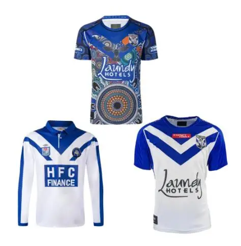 

2022 2023 Bulldogs INDIGENOUS HOME RUGBY JERSEY Retro version rugby shirt