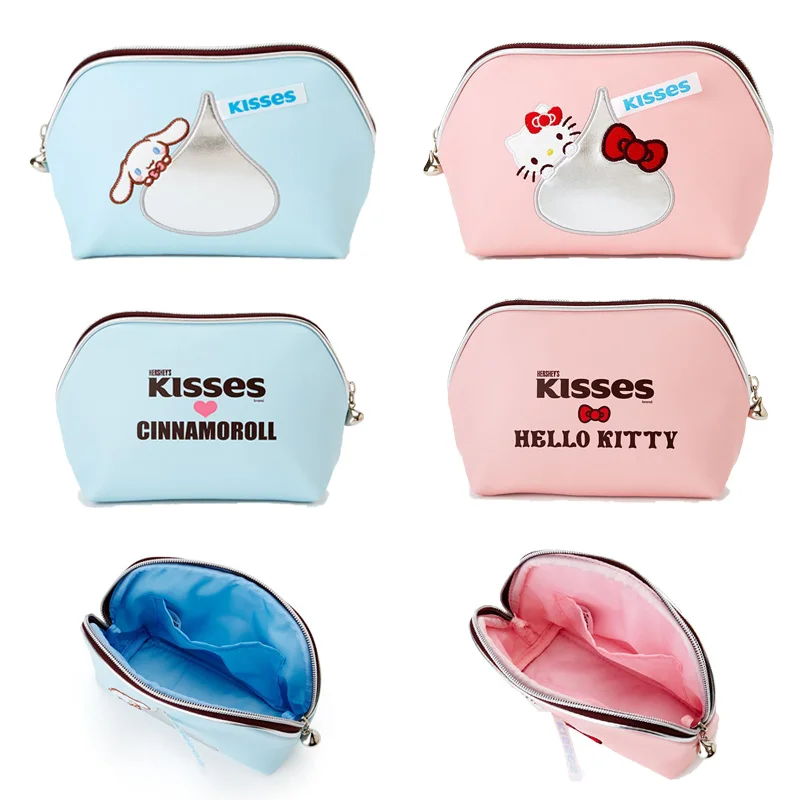 

New Cartoon Anime Kitty Cat Cinnamorll Chocolate Series Girls Storage Bag Small-Scale Portable Cosmetic Bag Gift for Girlfriend