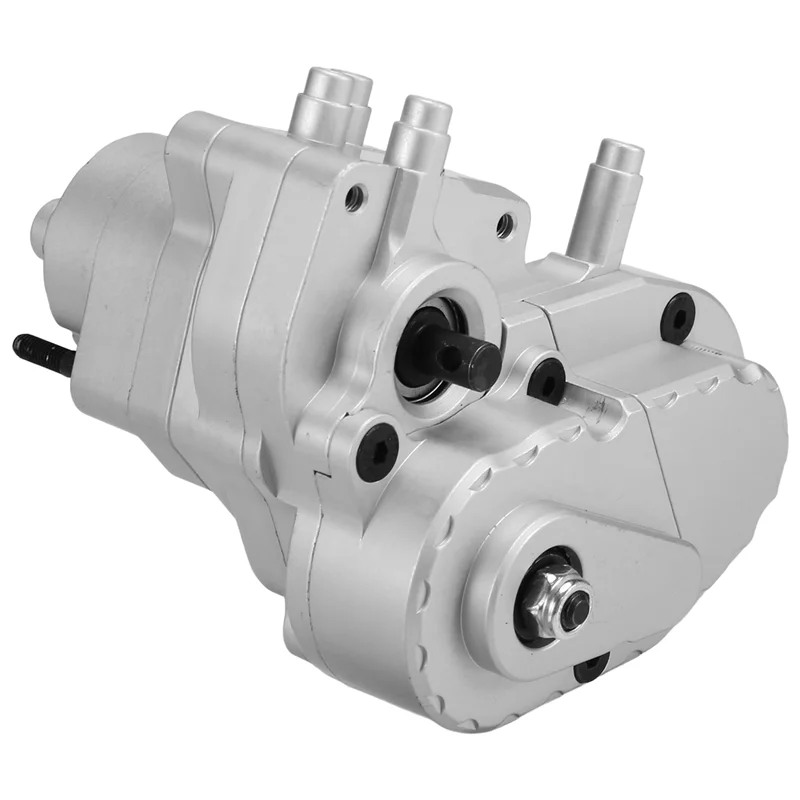 

Metal Transmission Box Complete Gearbox with Gear for Axial Capra 1.9 UTB AXI03004 1/10 RC Crawler Car Parts Silver