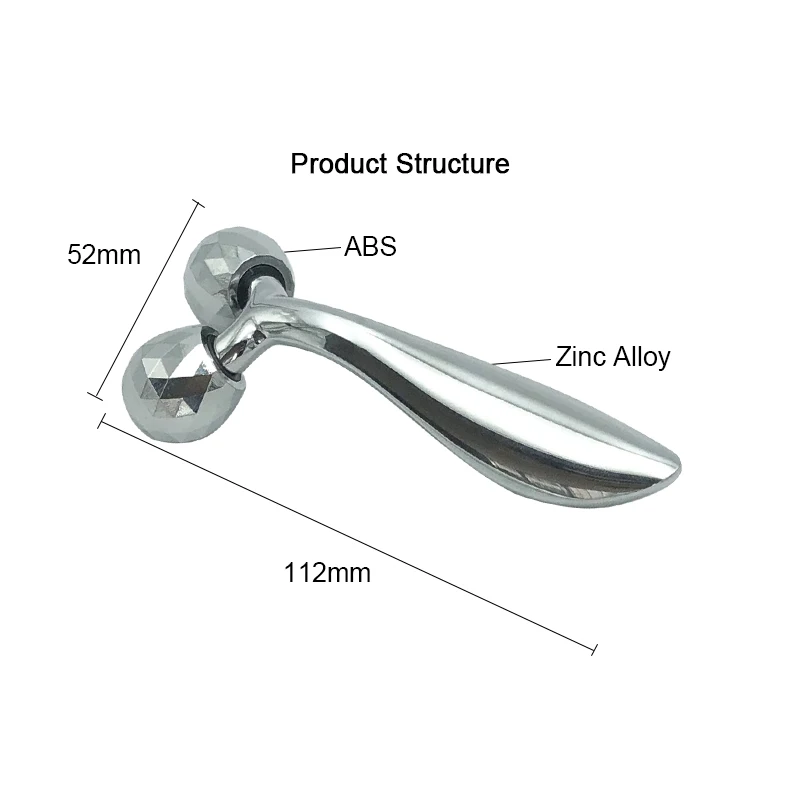 Роликовый массажер красоты 3D Инструменты для ухода за лицом V-образная форма