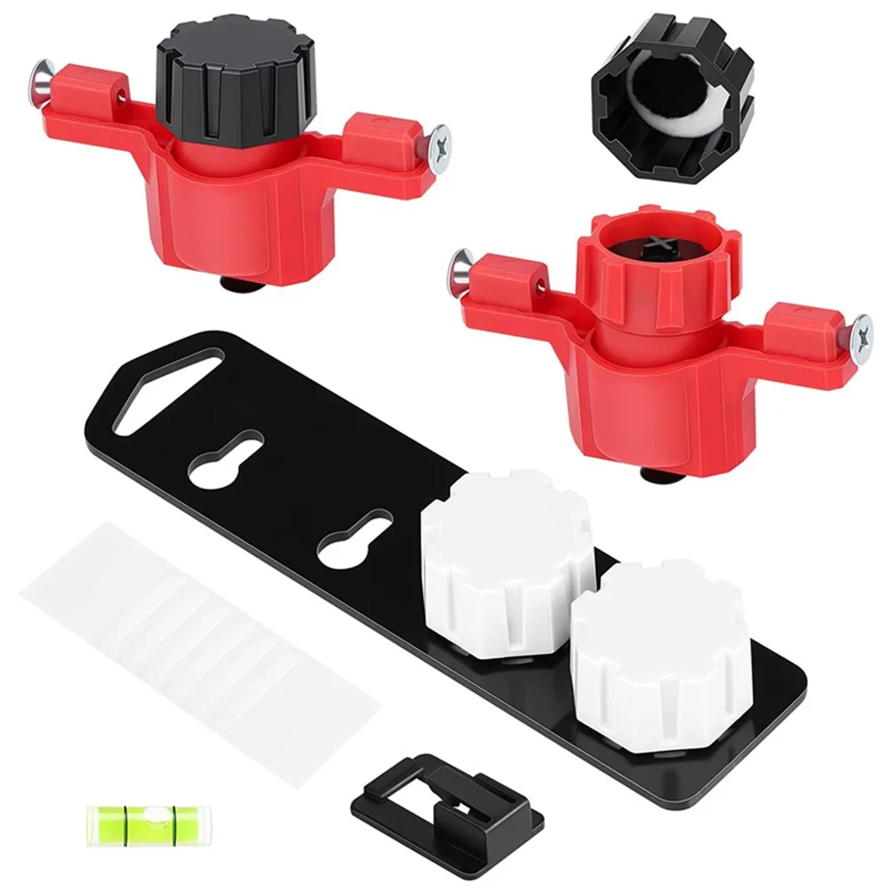 

Portable Screw Hole Drilling Locator Drills Fastener Household Measurement-free Instrument with Level for Wall Cabinet