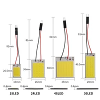 1 шт. гирлянда светодиодная лампа C5W COB 31 мм 36 мм 39 мм 41/42 мм T10 W5W автоматический купольный светильник для номерного знака, лампа для багажника, габаритные огни
