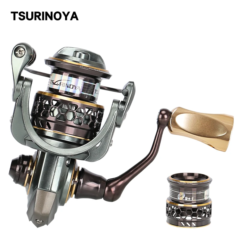 TSURINOYA Jaguar 1000 2000 3000 Long Casting Double Spool St