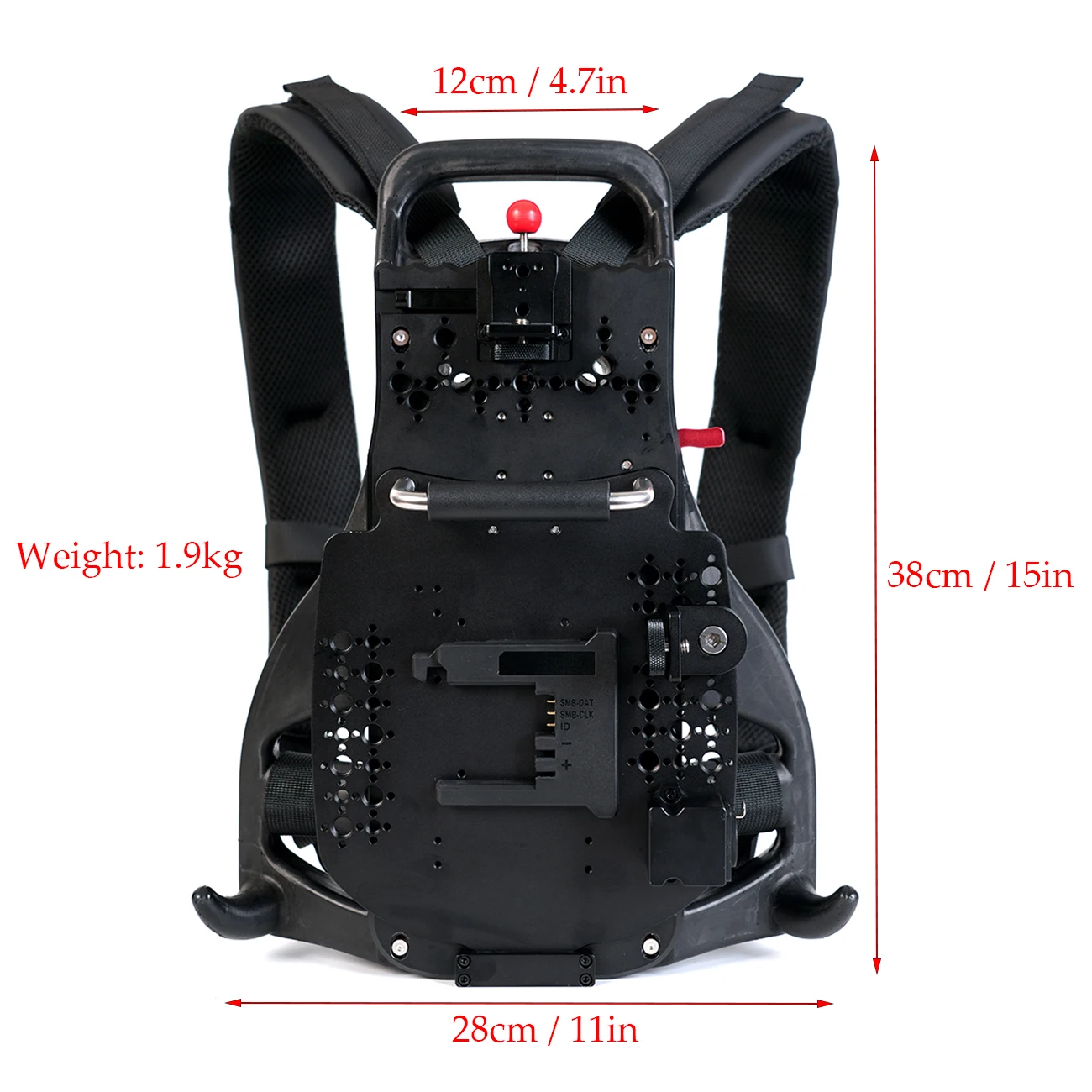 Фото Рюкзак для аккумуляторов V-mount, B-mount, Gold-mount с крепежной пластиной и выходом XLR 3Pin для ARRI ALEXA 35, mini miniLF/RED/SONY/CANON №5