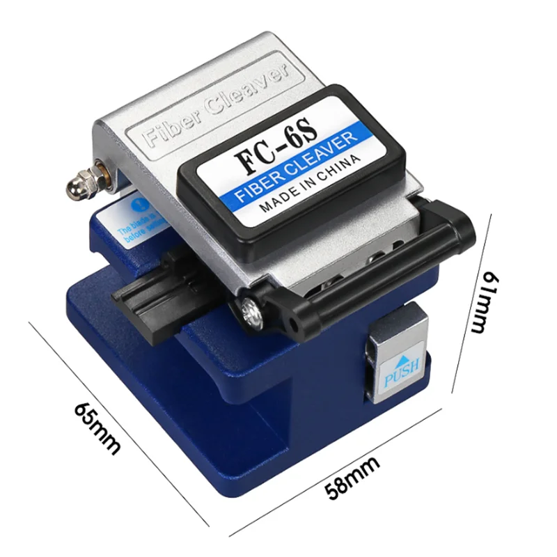 Ftth Too Optical Fiber Cleaver FC-6S High Precision Aluminum Fiber Cleaver Optic Connector Free Shipping SULODAK