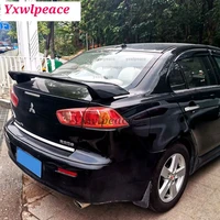for 2010 2011 2012 2013 2014 mitsubishi lancer ex high quality abs material unpainted color trunk spoiler body kit accessories