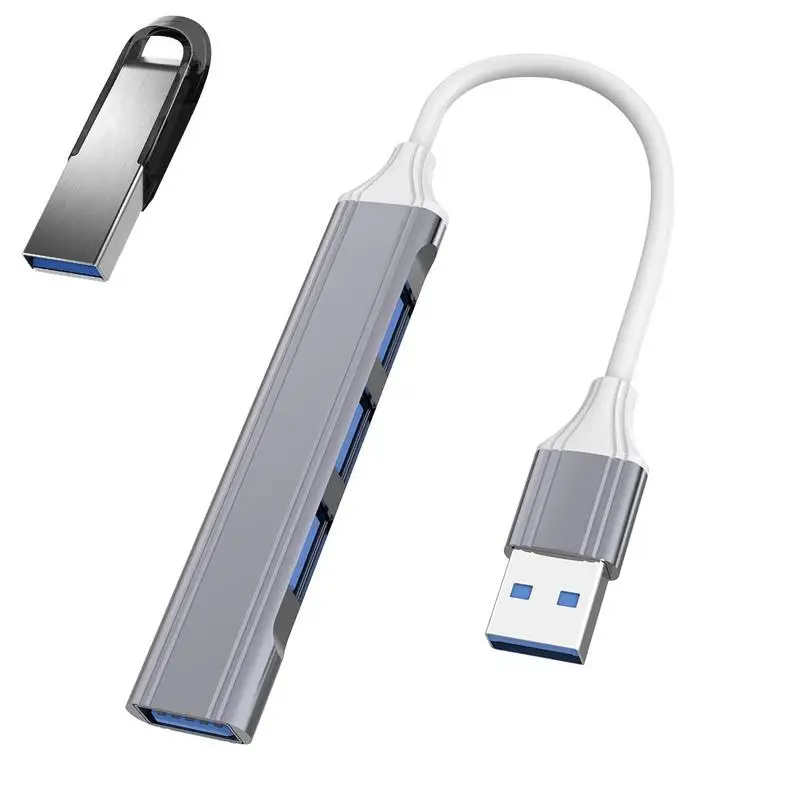 USB-разветвитель, USB-разветвитель портов «подключи и работай», 4-портовый USB-разветвитель, USB-расширитель для клавиатуры и многого другого USB-накопителя для ПК