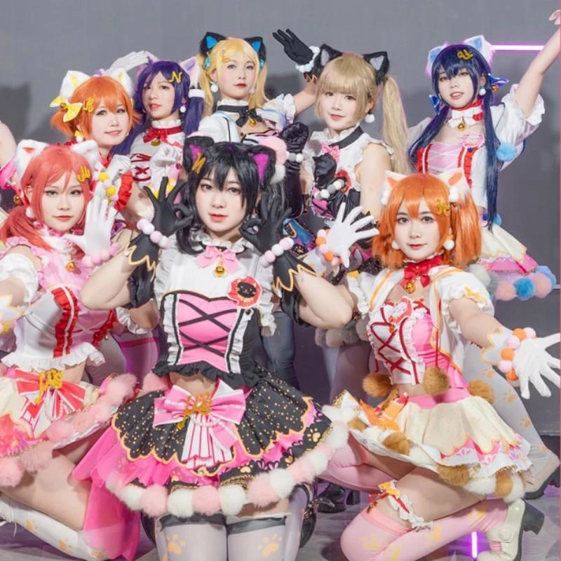 

Женский костюм горничной из аниме «Love Live Tojo Nozomi»