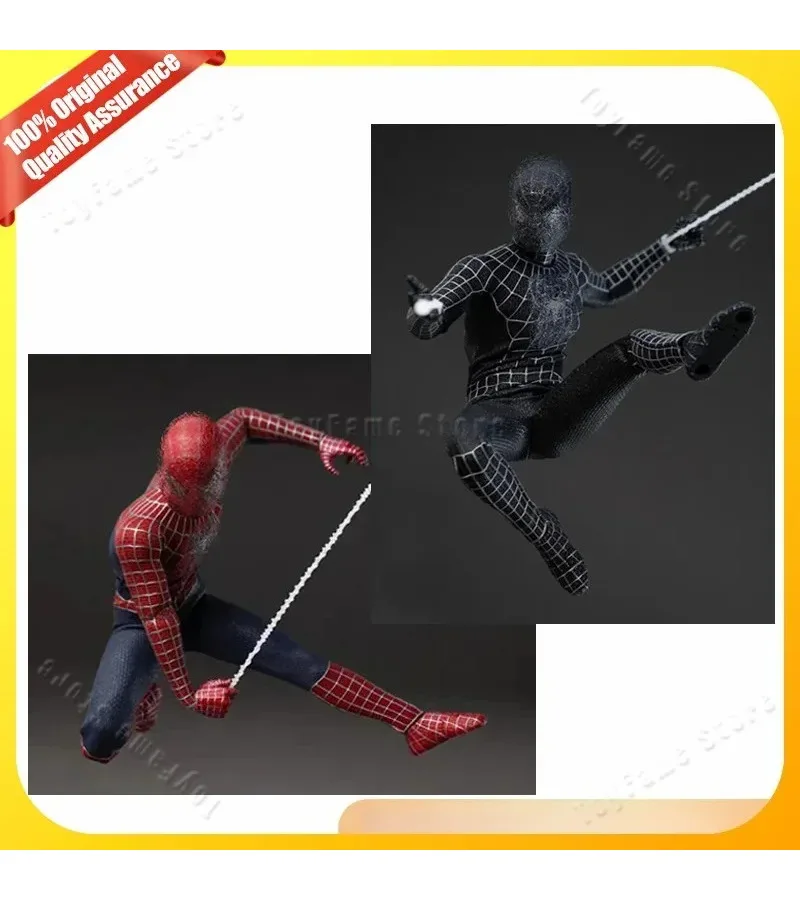 Фото [красный цвет отсутствует в наличии] Аниме-фигурка WELIKE TOYS Человек-паук Симбиот Красно-черная версия WLT04 WLT05 Оригинальная модель в наличии Подарки №3