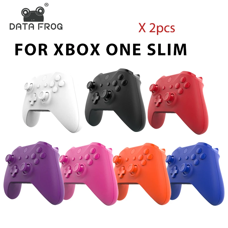 

2pcs Replacement Housing Shell for Xbox One Slim Wireless controller With Dpad RB LB RT LT Triggers Bumpers Button Mod Kit 2022