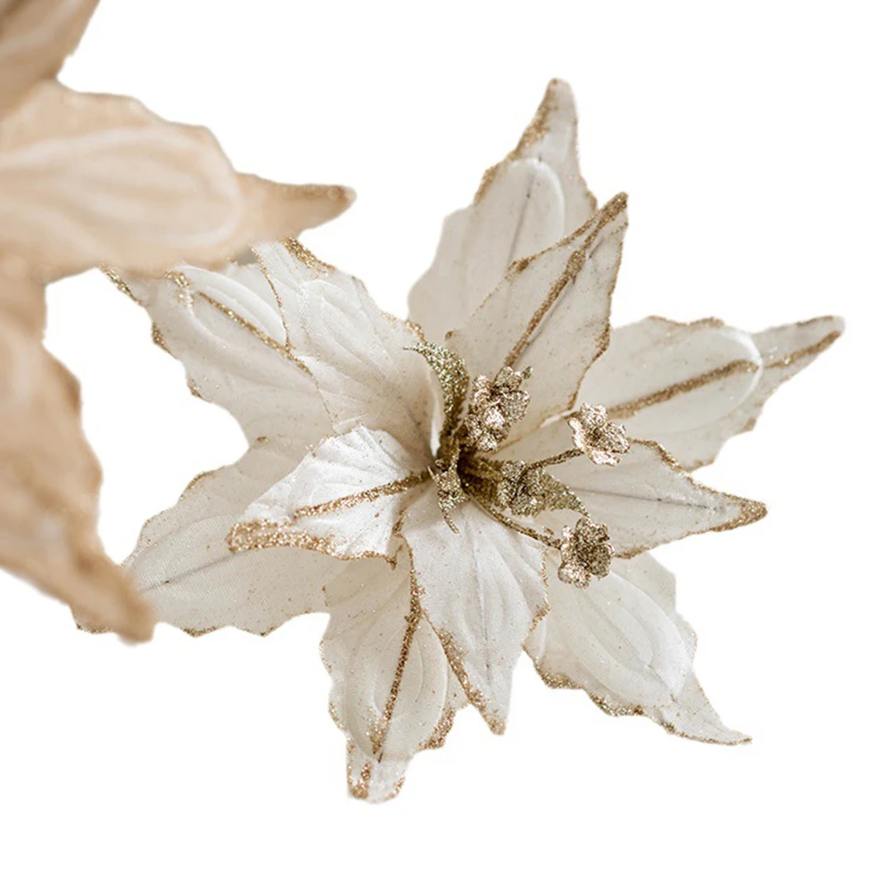 Рождественское оформление Рождественский цветок украшение Красивые Украшения