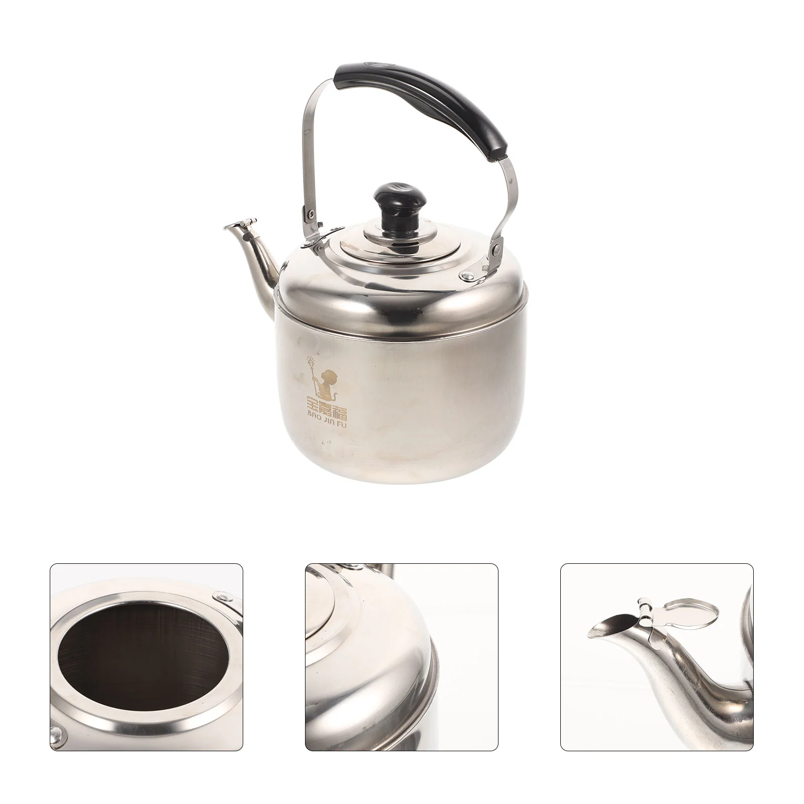 

Kettle Tea Water Stovetop Teapot Steel Stainless Whistling Campingboilerlid Container Pot Boiling Coffee Hot Electricstove Pots