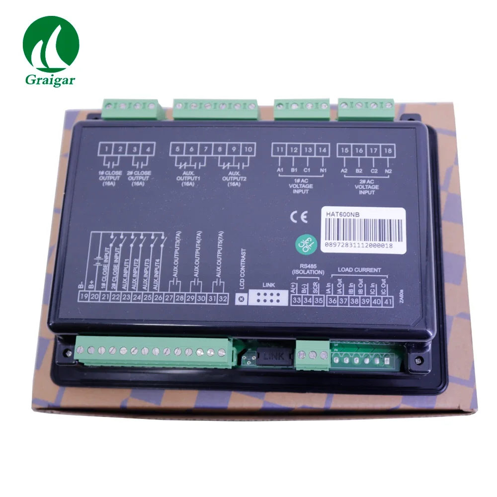 SmartGen HAT600NB Интеллектуальный модуль двойного питания постоянного тока + источник