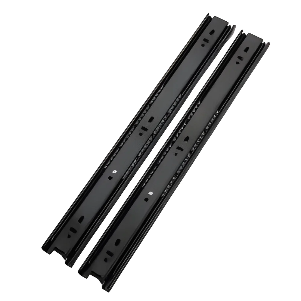 

All-american type push-hide telescopic guide soft close bottom mounting drawer slider