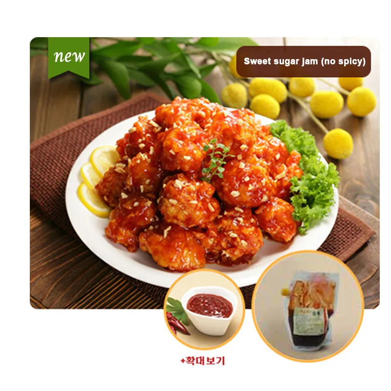 

Korean fried chicken sauce, sweet sugar jam, specifications 500g dipping sauce wrapped in sauce