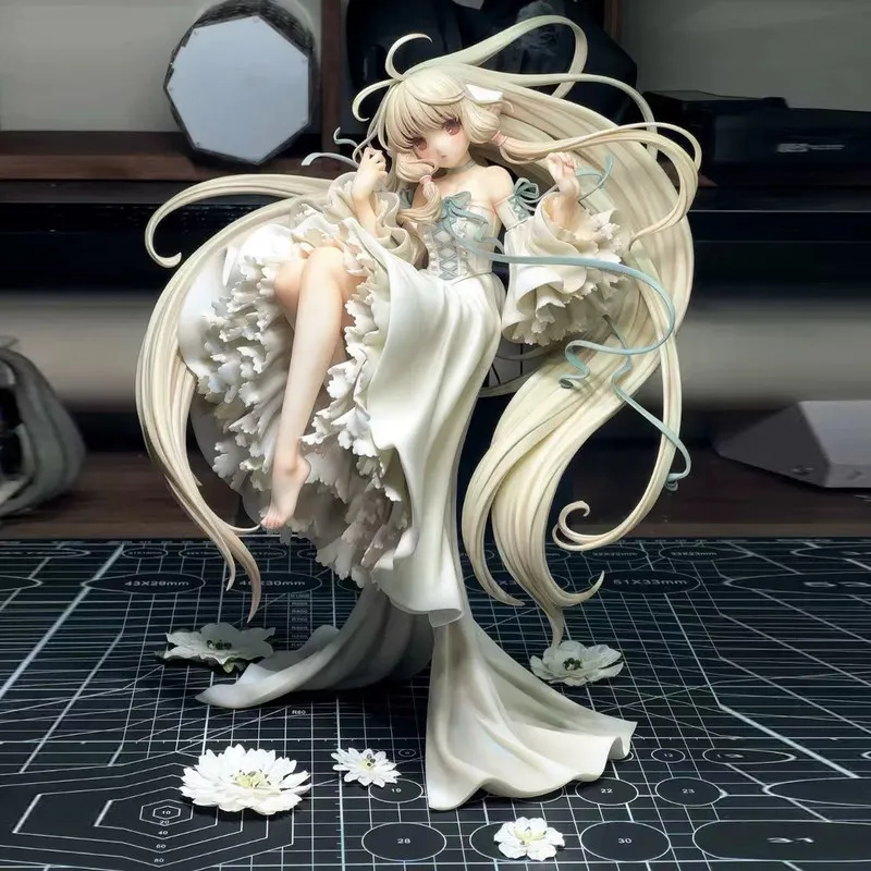 Фото Коллекционная аниме-фигурка Чи из Chobits: статуэтка аниме-девушки для домашнего декора и коллекционирования, для любителей хобби №1