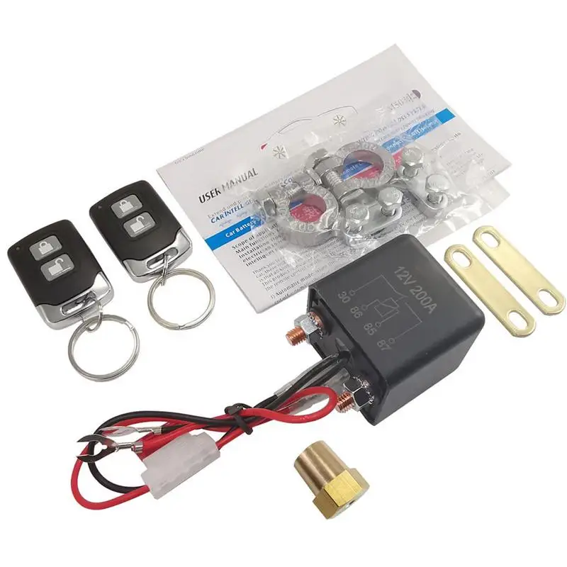 

12v Battery Relay Switch Car Isolator Electric On Off Switch Sensitive Relay For Prevent Battery Drain Widely Used For