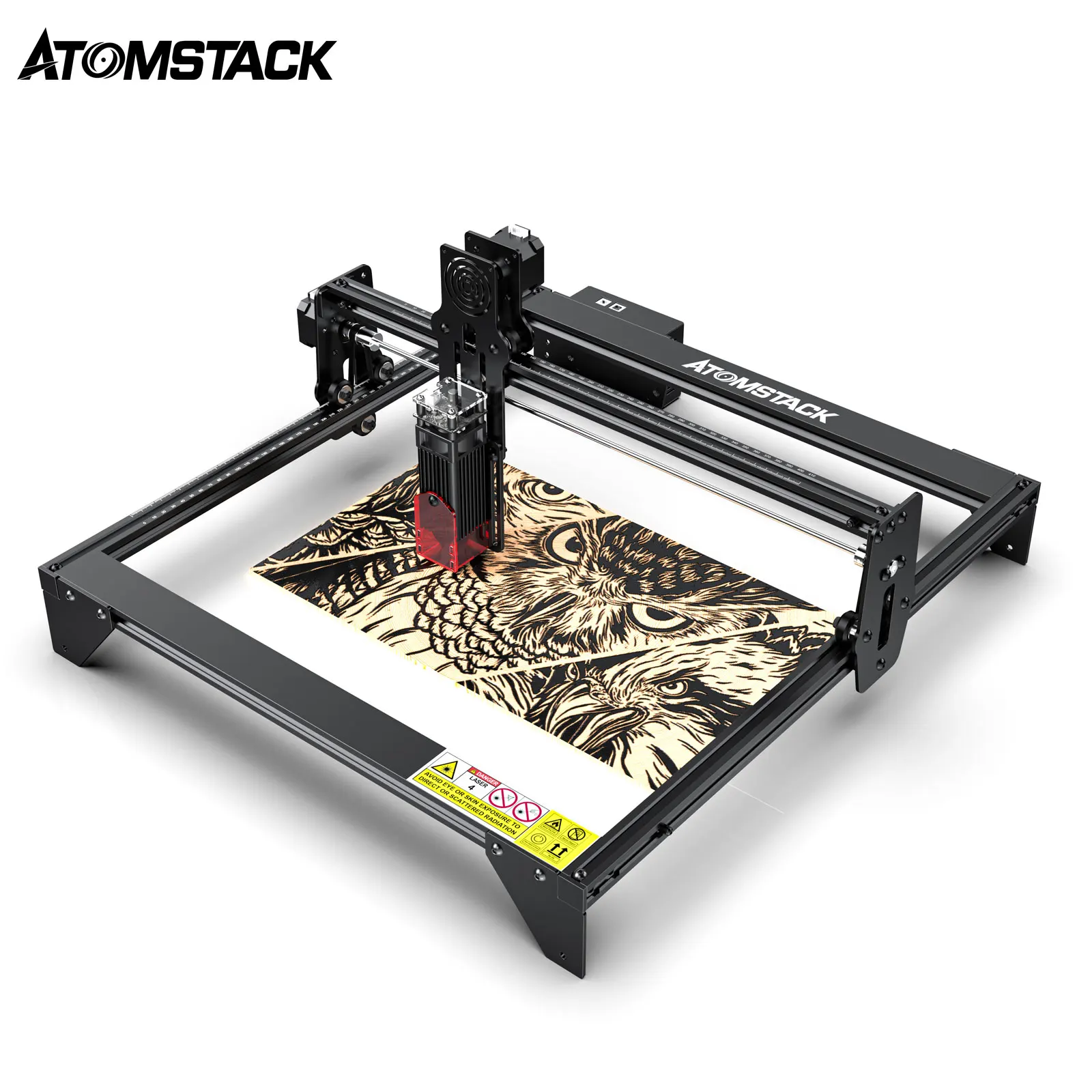 

Laser Engraver ATOMSTACK A5 30W Alloy Frame Machine Wood Acrylic Leather Cutting Engraving CNC Router DIY Quick Assemble Craft