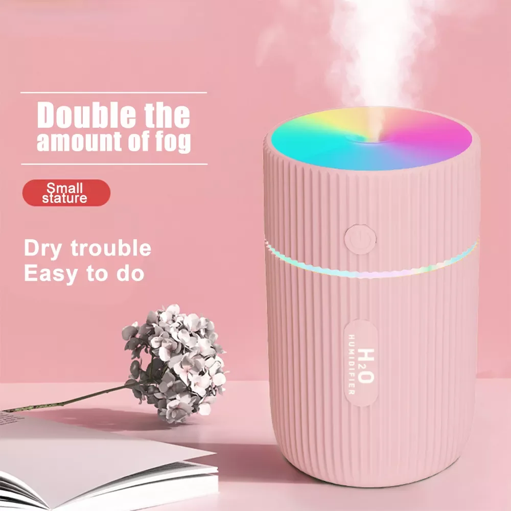 Ultrasonic Diffuser Portable Usb Air Humidifier Purifier For Home Office Rainbow Gradient Led Light Xiomi Aroma Diffuser