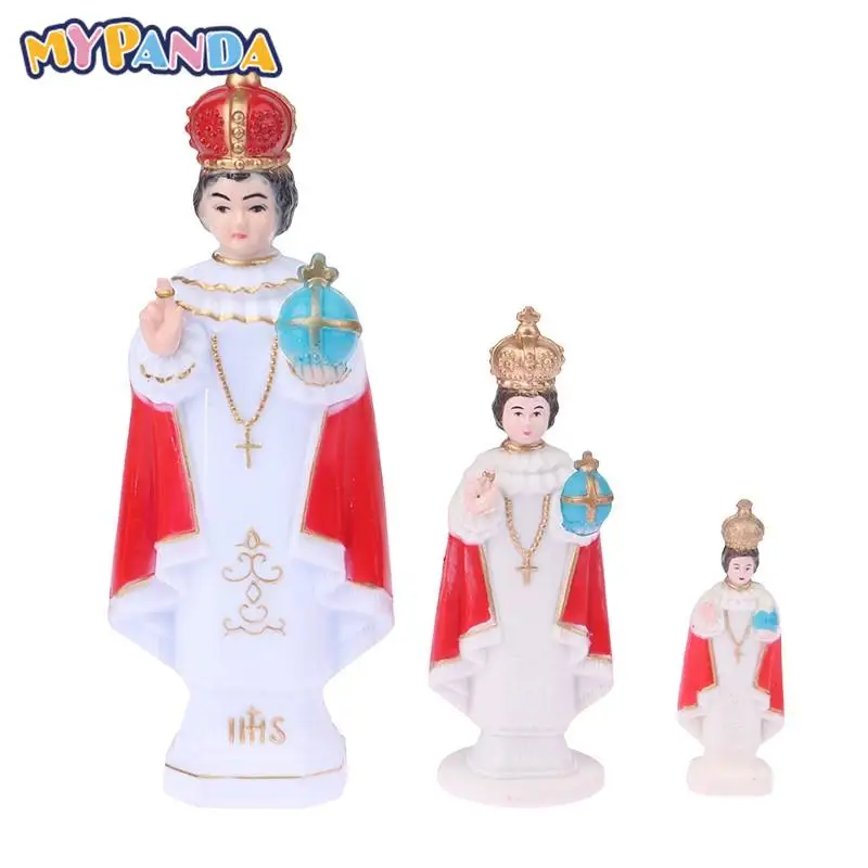 

1Pc Luminous Figurine Jesus Statue Religious Figure Catholic Christian Souvenirs Gift Tabletop Figurine Statue Home Decor