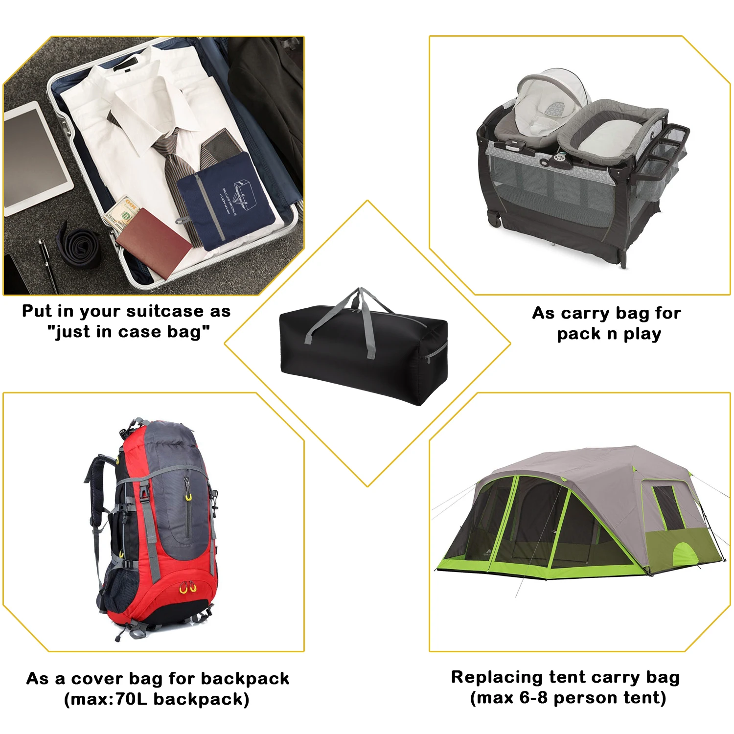 iFARANDY Unisex Travel Bag 30