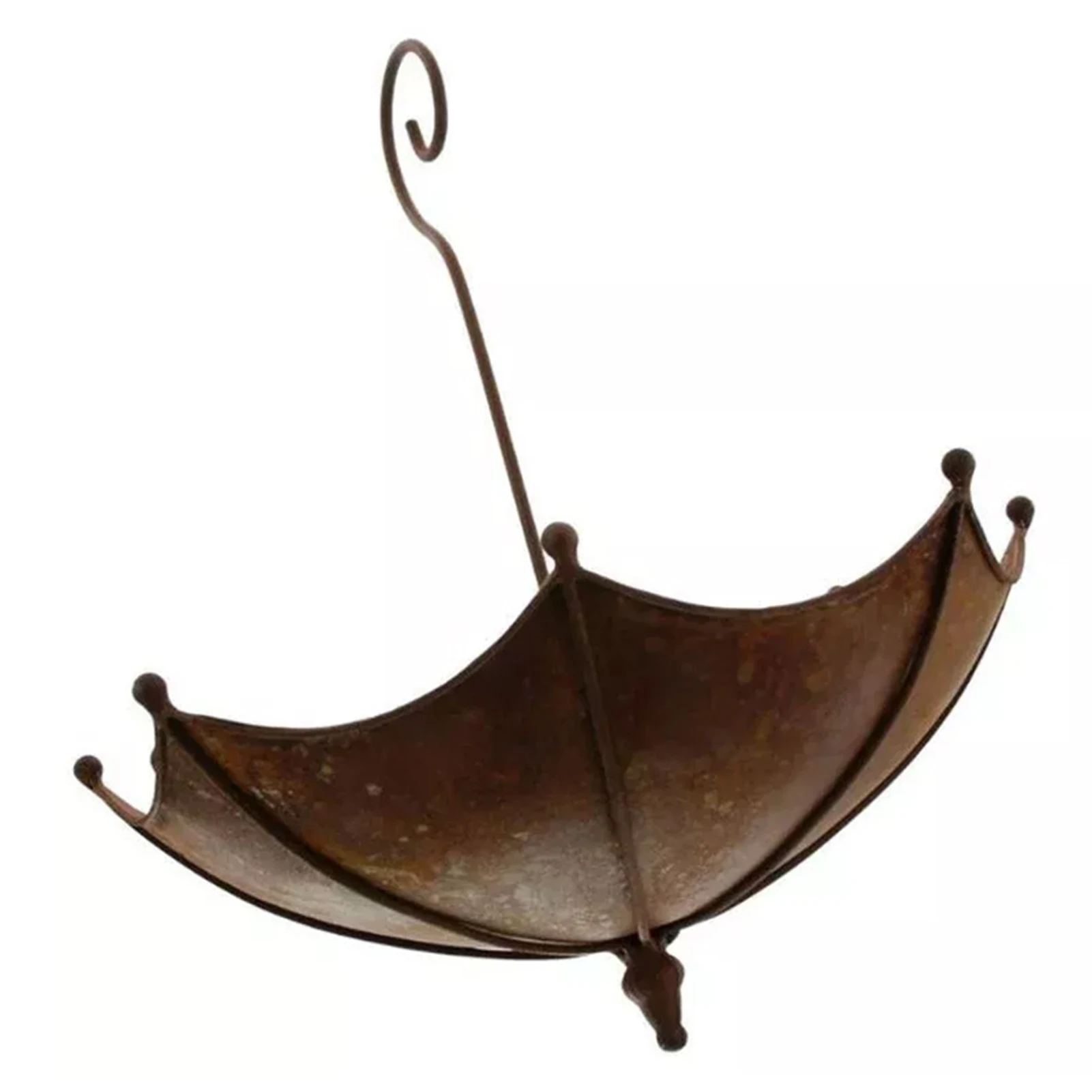 Кормушка для птиц в форме зонта металлическая подставка домашних животных