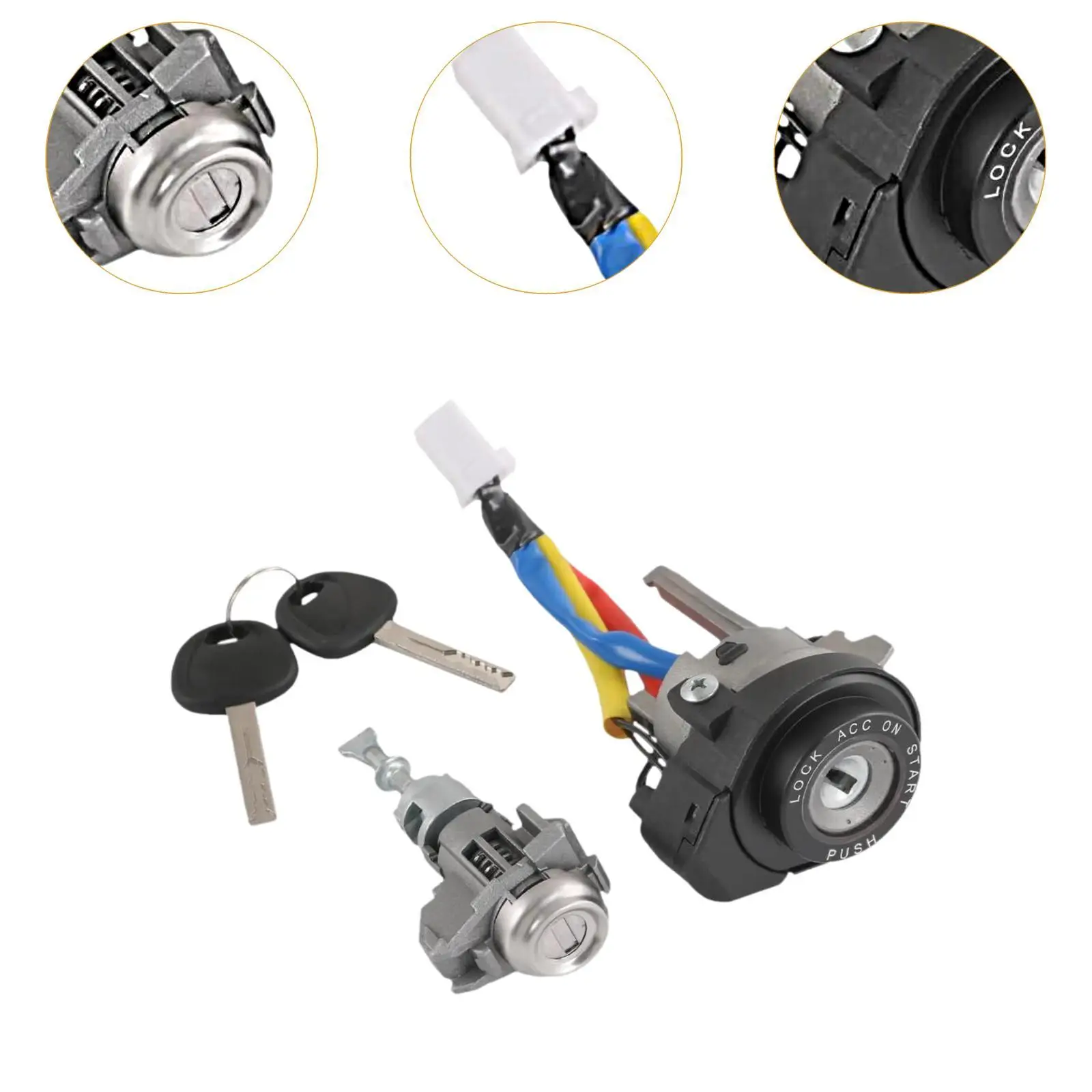 Цилиндрический переключатель зажигания 81970-2TA00 замена с 2 ключами