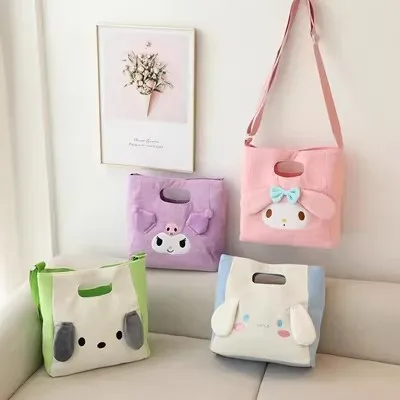Аниме Сумка через плечо Kuromi Melody Cinnamoroll 5541 мультяшная сумка на повседневная